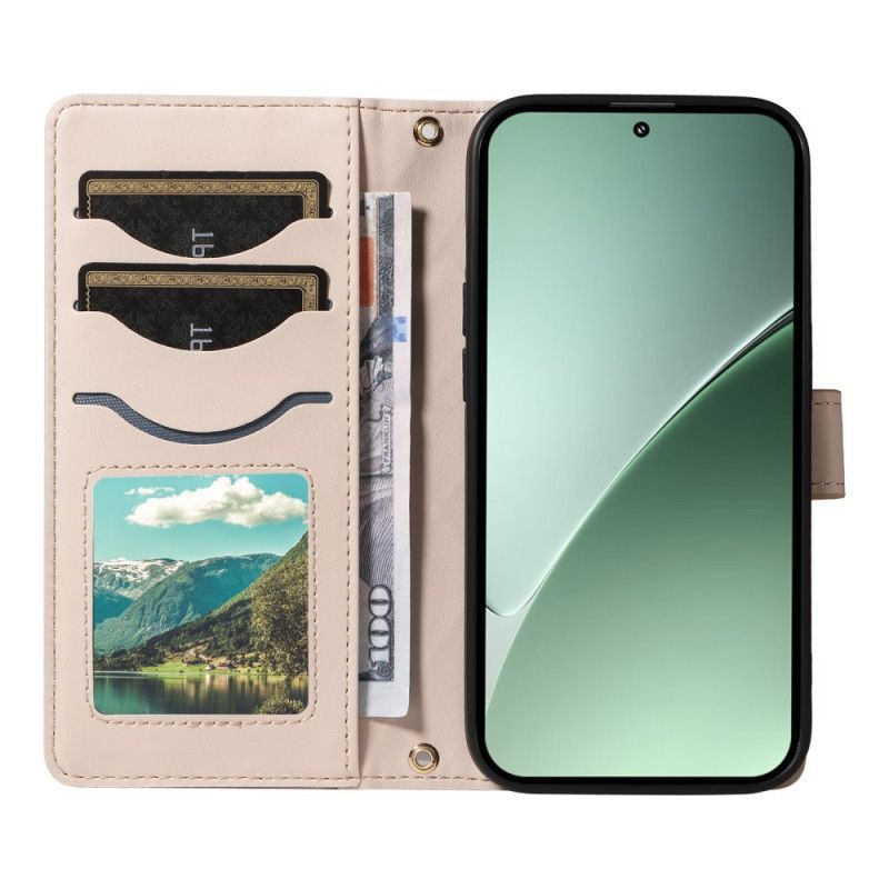 Housse Xiaomi 15 Pro Matelassée avec Lanière et Bandoulière