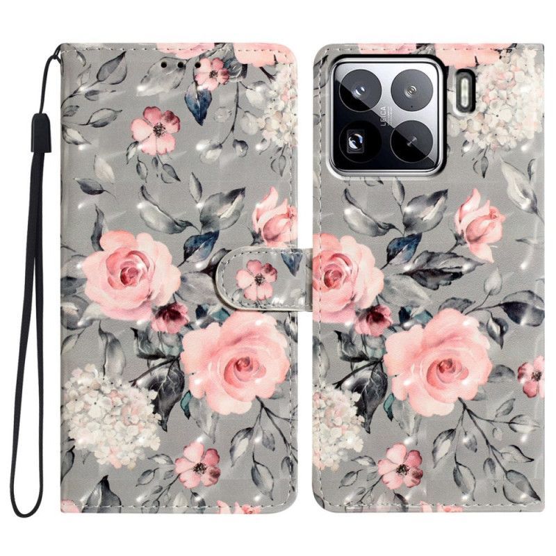 Housse Xiaomi 15 Pro Motif Floral 3D