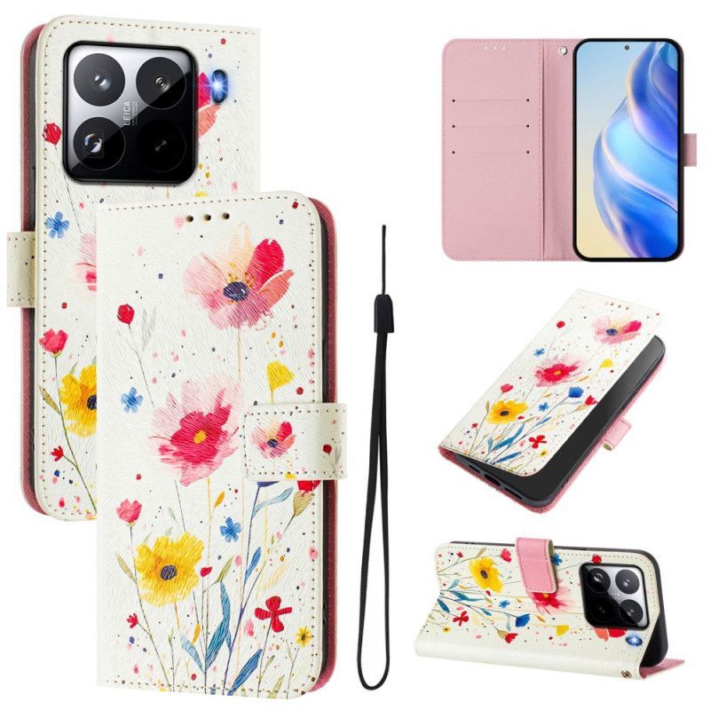 Housse Xiaomi 15 Pro Motif floral