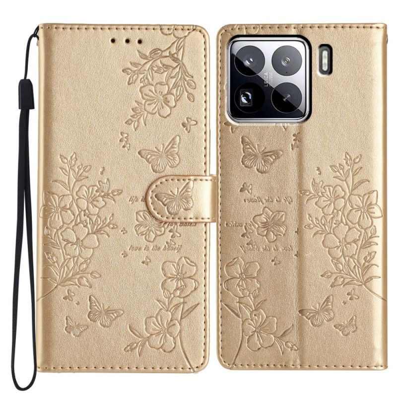 Housse Xiaomi 15 Pro Papillon Floral