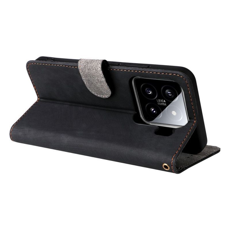 Housse Xiaomi 15 Pro Protection RFID Effet Daim