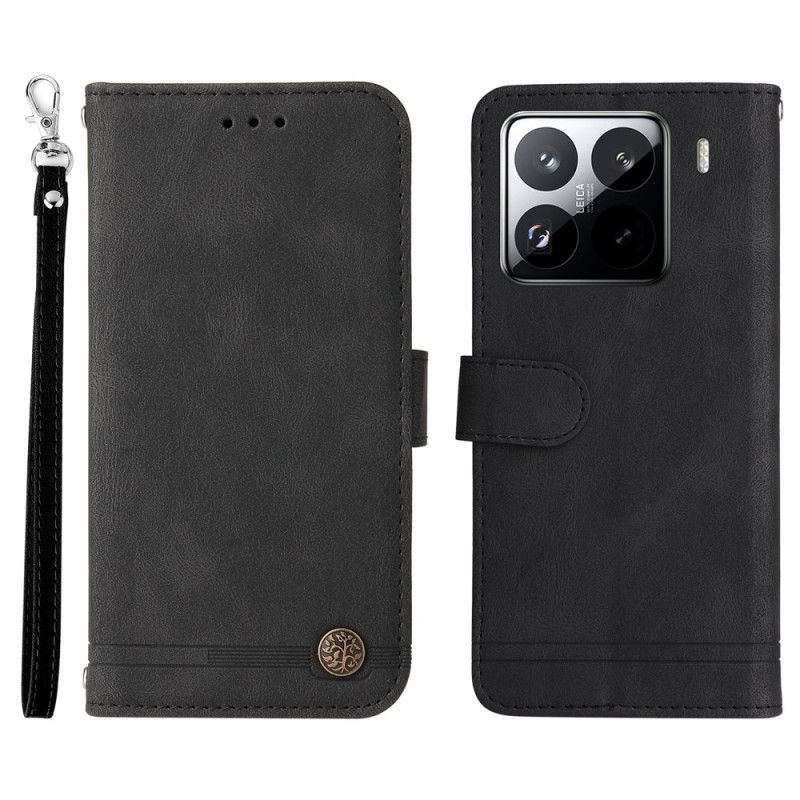 Housse Xiaomi 15 Pro Rivet et Lanière