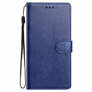 Housse Xiaomi 15 Pro Simili Cuir avec Lanière
