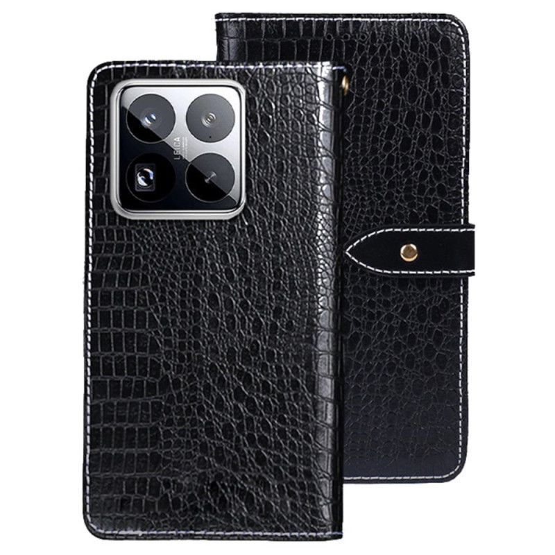 Housse Xiaomi 15 Pro Style Crocodile IDEWEI