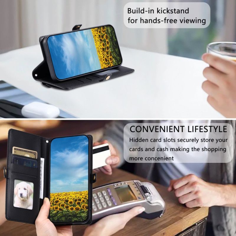 Housse Xiaomi 15 Pro Style Pochette avec Lanière et Bandoulière