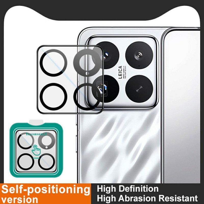 Lentille de Protection en Verre Trempé pour Xiaomi 15 Pro Cadre Auto-Positionneur