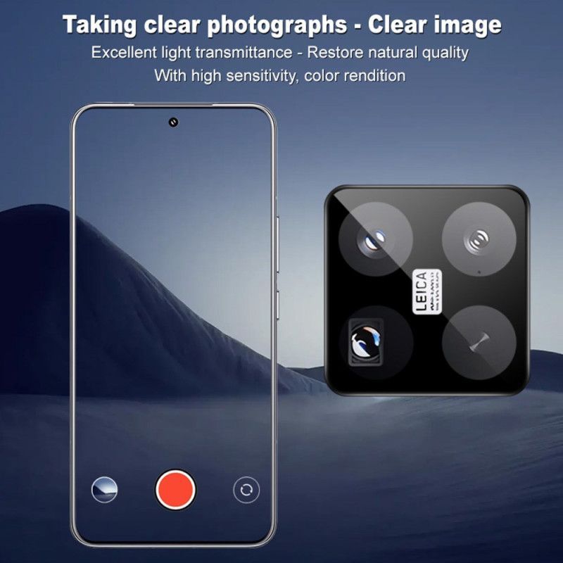 Lentille de Protection en Verre Trempé pour Xiaomi 15 Pro Cadre de Positionnement Automatique