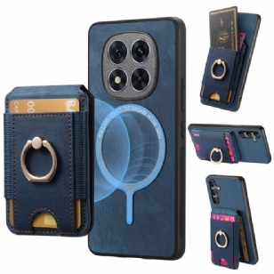 Coque Xiaomi Redmi Note 14 Pro 5G / Poco X7 Porte-Cartes Magnétique Rabat Vertical