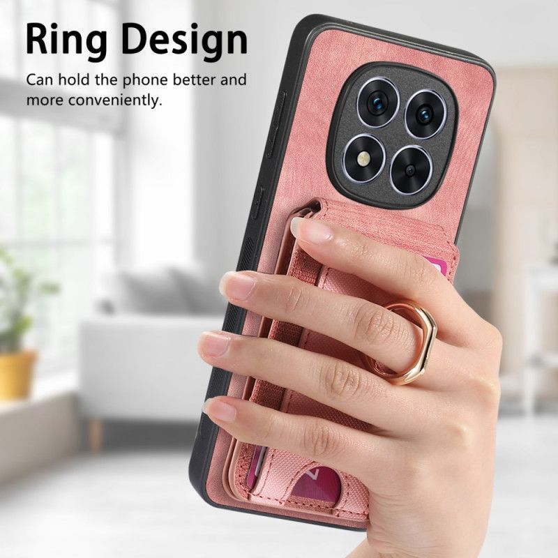 Coque Xiaomi Redmi Note 14 Pro 5G / Poco X7 Porte-Cartes Magnétique Rabat Vertical