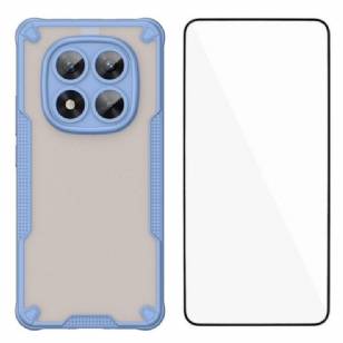 Coque Xiaomi Redmi Note 14 Pro 5G / Poco X7 Silicone Color avec Protection Écran en Verre Trempé