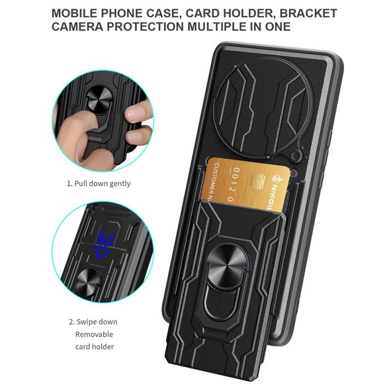 Coque Xiaomi Redmi Note 14 Pro 5G / Poco X7 Support et Protection Coulissante pour Caméra
