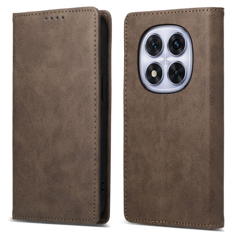 Flip Cover Xiaomi Redmi Note 14 Pro 5G / Poco X7 Effet Cuir Vintage