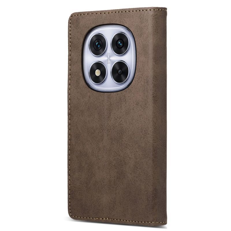 Flip Cover Xiaomi Redmi Note 14 Pro 5G / Poco X7 Effet Cuir Vintage