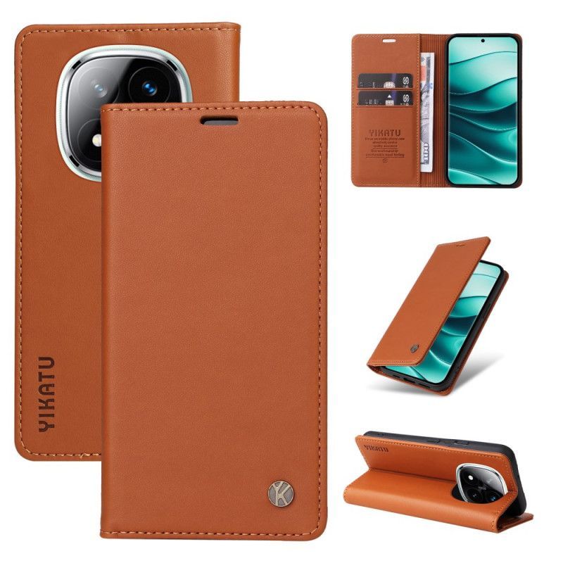 Flip Cover Xiaomi Redmi Note 14 Pro Plus 5G / 14 Pro 5G / Poco X7 Simili Cuir YIKATU