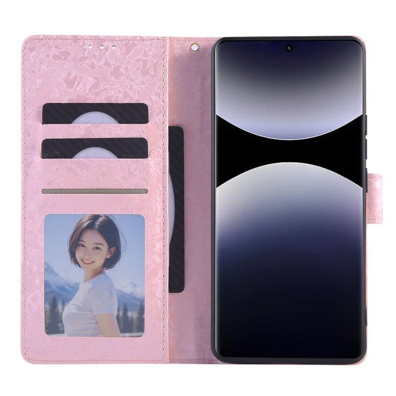 Housse Xiaomi Redmi Note 14 Pro 5G / Poco X7 5G Blocage RFID Fleurettes