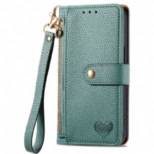 Housse Xiaomi Redmi Note 14 Pro 5G / Poco X7 Blocage RFID Motif Coeur