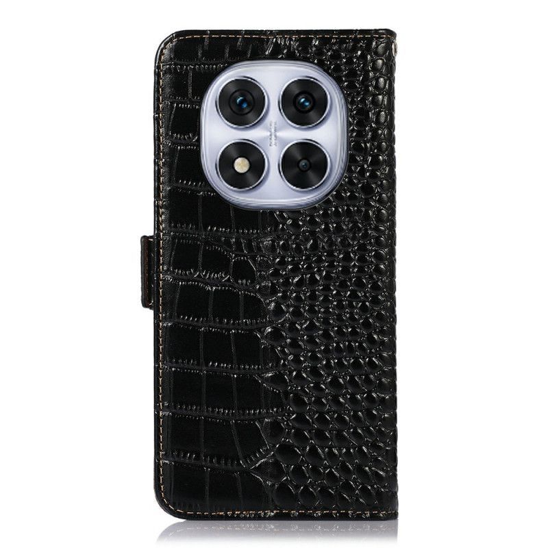 Housse Xiaomi Redmi Note 14 Pro 5G / Poco X7 Cuir Texture Crocodile