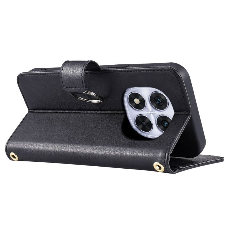 Housse Xiaomi Redmi Note 14 Pro Plus 5G / 14 Pro 5G / Poco X7 Matelassée avec Lanière et Bandoulière