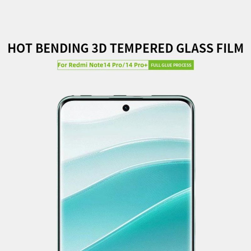 Protection en Verre Trempé Intégrale pour Écran Xiaomi Redmi Note 14 Pro Plus 5G / 14 Pro 5G / Poco X7