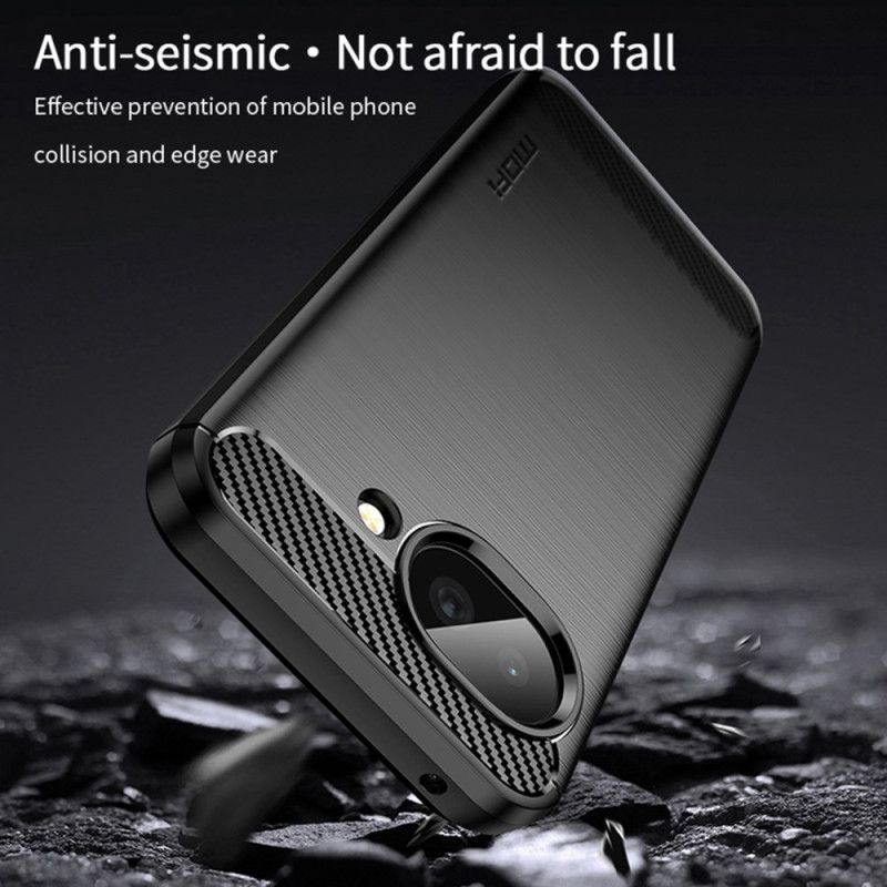 Coque Google Pixel 10A Fibre Carbone Brossée