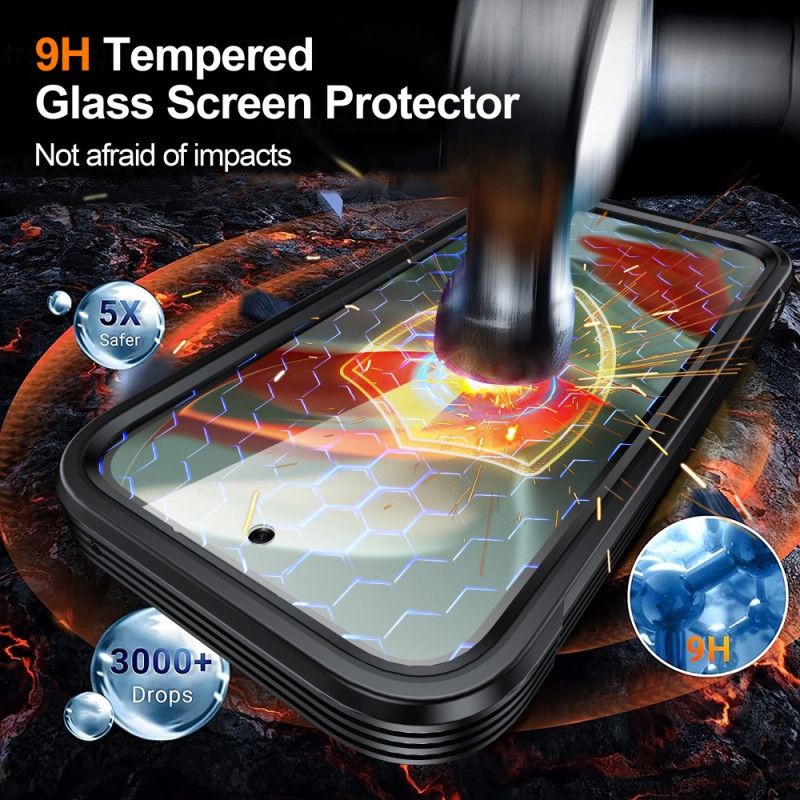 Coque Google Pixel 10A Magnétique avec Film de Protection d'Écran en Verre Trempé