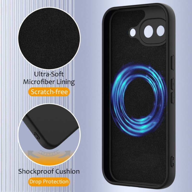 Coque Google Pixel 10A Magnétique Silicone à Lanière