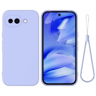 Coque Google Pixel 10A Silicone Liquide à Lanière