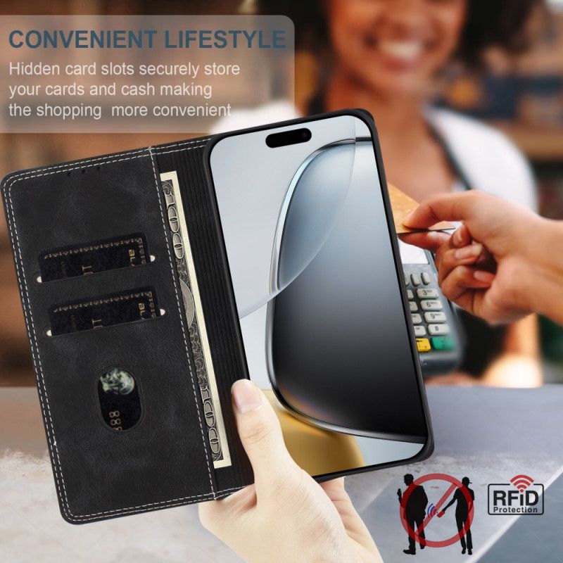 Flip Cover Google Pixel 10A Blocage RFID Bicolore