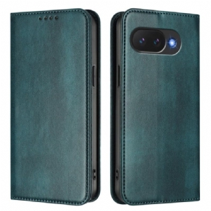 Flip Cover Google Pixel 10A Blocage RFID et Texture Rétro