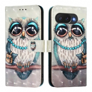 Housse Google Pixel 10A Chouette Grise