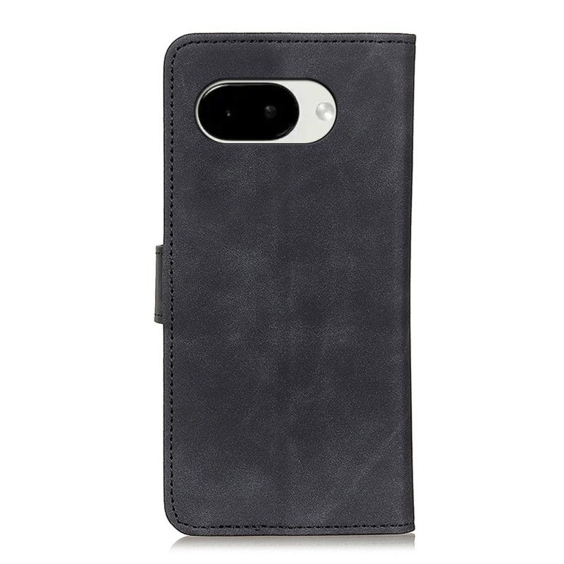 Housse Google Pixel 10A en Cuir PU Texture Rétro KHAZNEH