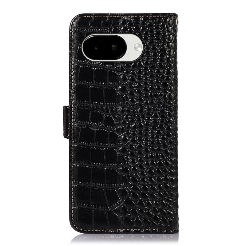 Housse Google Pixel 10A Cuir Texture Crocodile