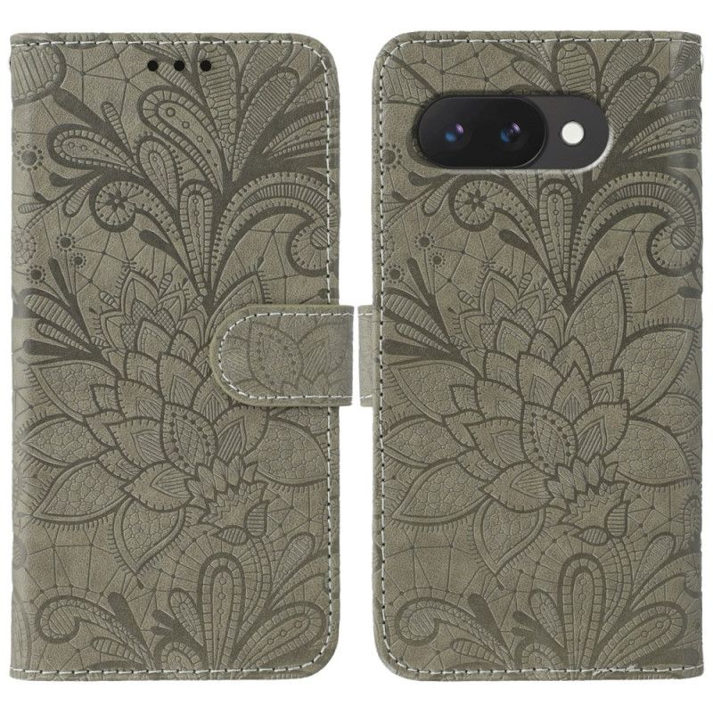 Housse Google Pixel 10A Fleurs en Dentelle