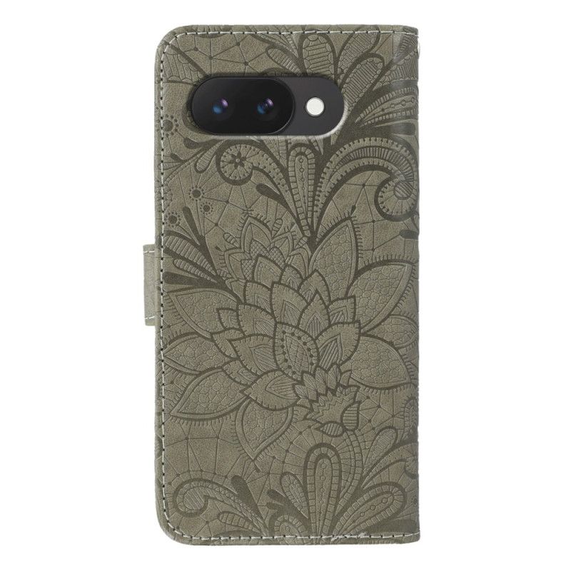 Housse Google Pixel 10A Fleurs en Dentelle