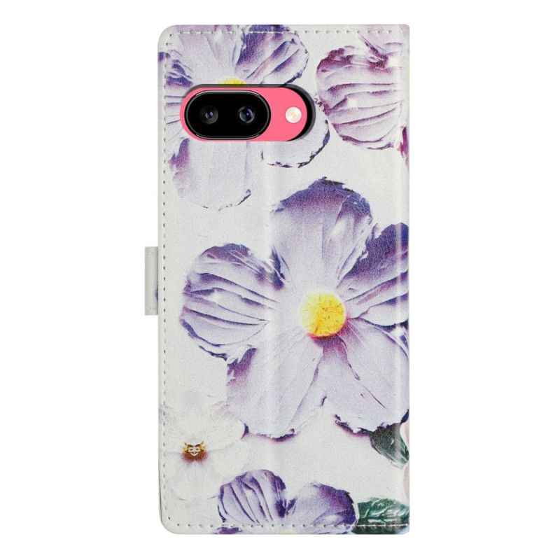 Housse Google Pixel 10A Fleurs Violettes