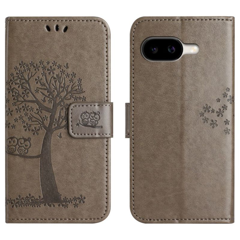 Housse Google Pixel 10A Hibou et Arbre