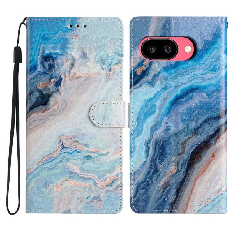 Housse Google Pixel 10A Marbre Bleu