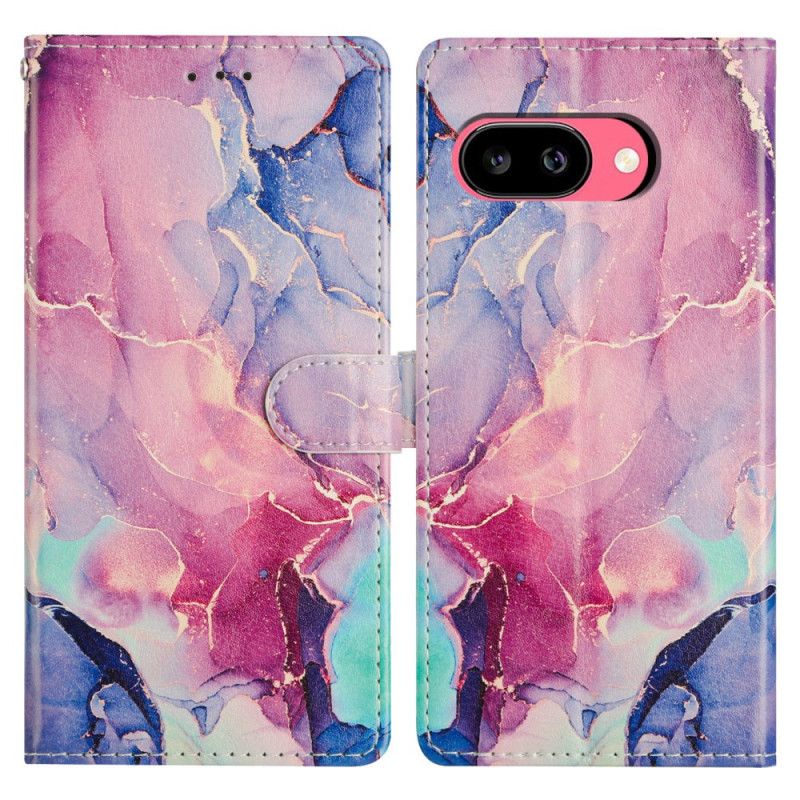 Housse Google Pixel 10A Marbre Rose et Vert