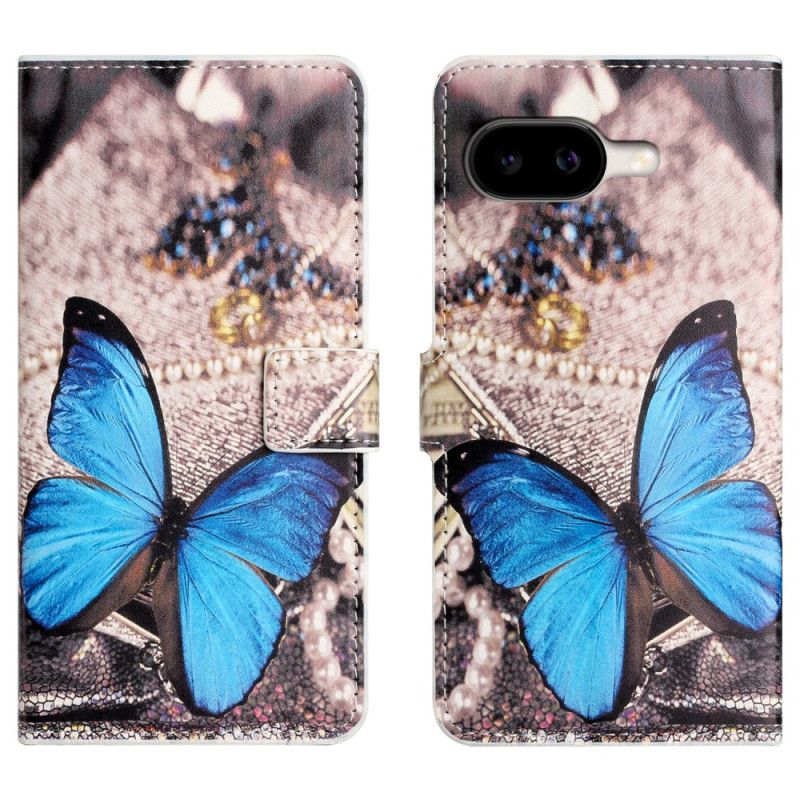 Housse Google Pixel 10A Papillon Bleu