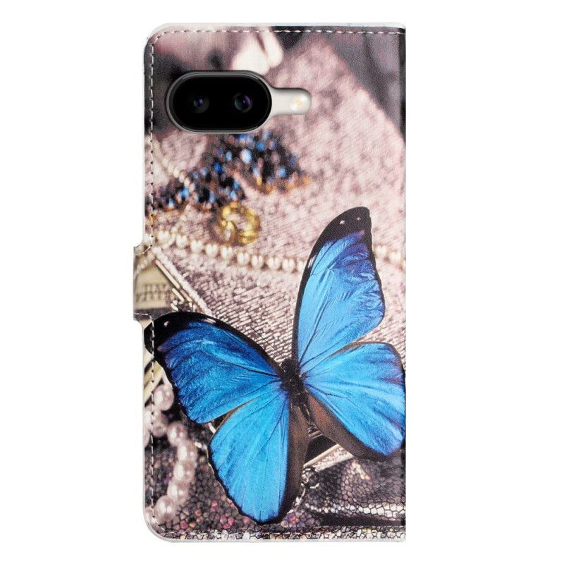 Housse Google Pixel 10A Papillon Bleu