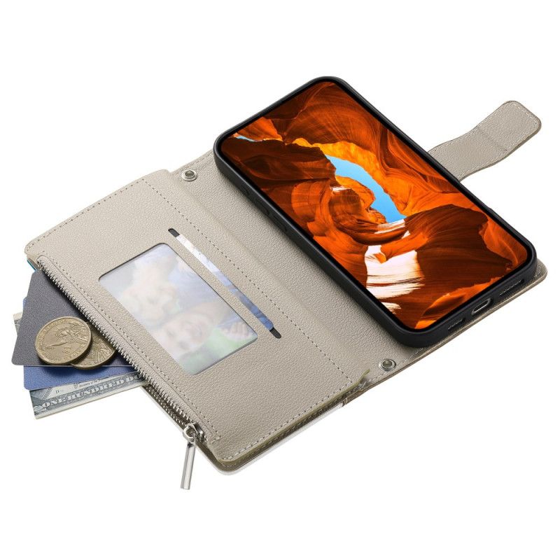 Housse Google Pixel 10A Portefeuille Bicolore avec Sangles