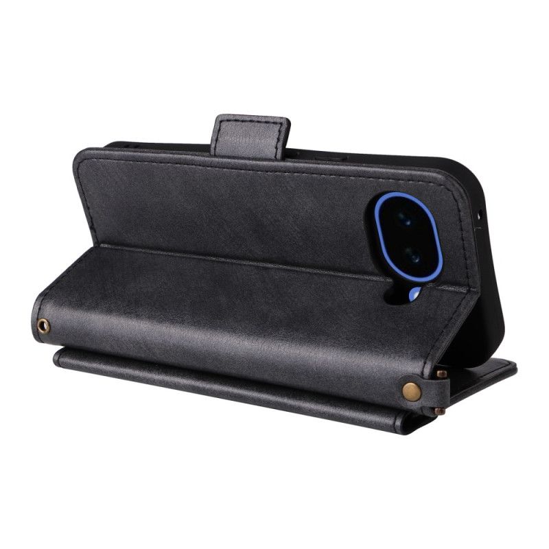 Housse Google Pixel 10A Portefeuille Vintage et Bandoulière