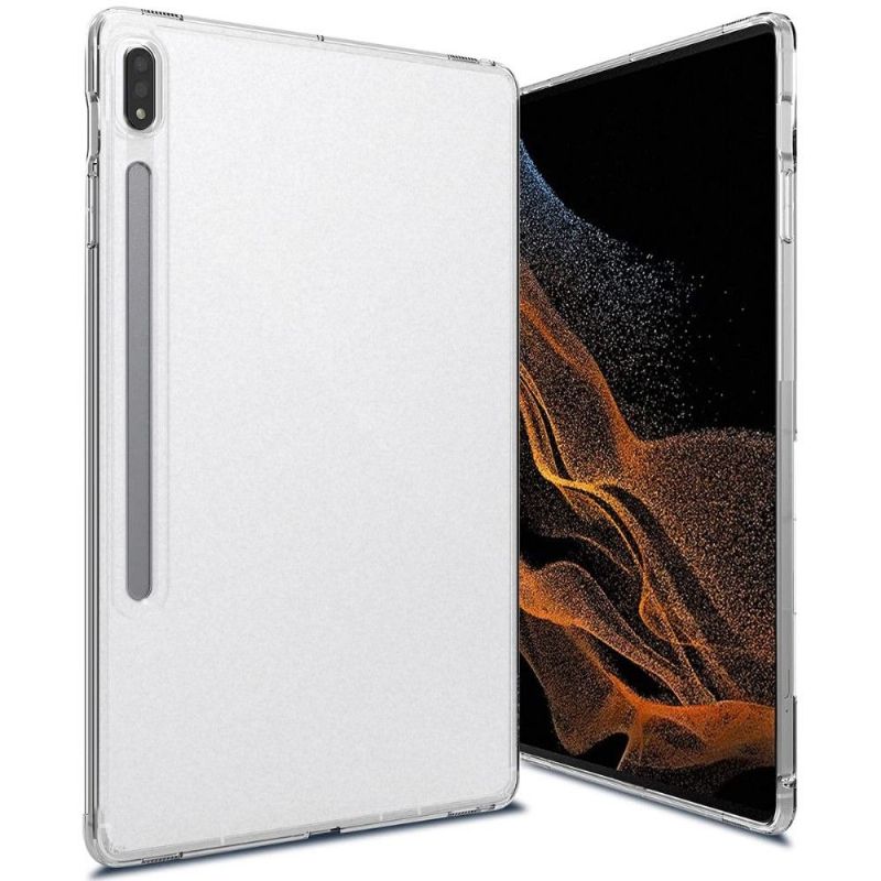 Coque Samsung Galaxy Tab S8 Ultra transparente en Silicone