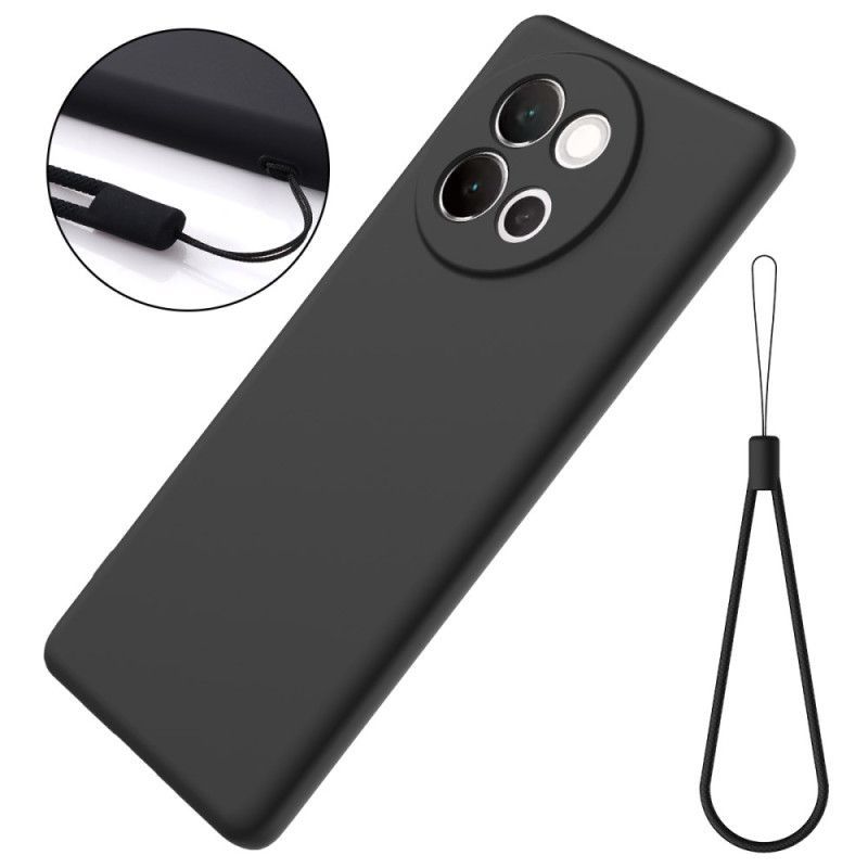 Coque vivo V40 Lite 5G Silicone Liquide à Lanière