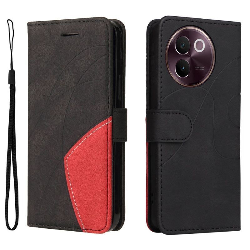 Housse Vivo V40 Lite 5G Bicolore Ondulation