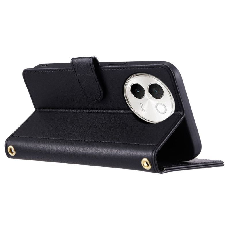 Housse Vivo V40 Lite 5G Matelassée avec Lanière et Bandoulière