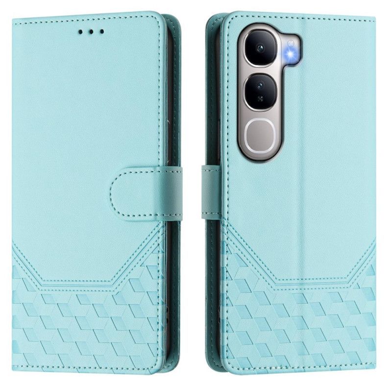 Housse Vivo V40 Lite 5G Motif Alvéolé et Lanière