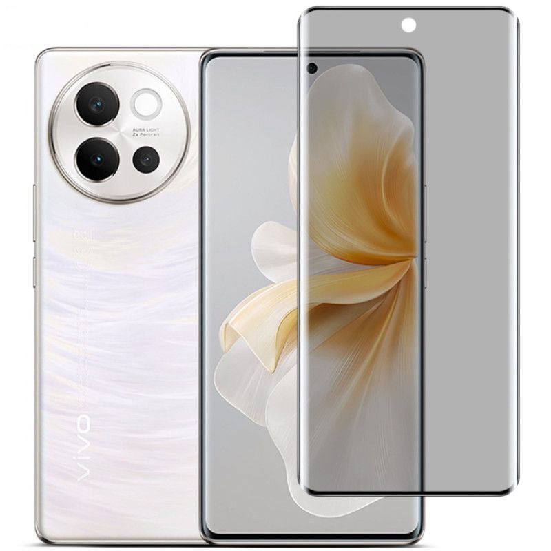 Protection en Verre Trempé Incurvé Anti-Espion pour Écran V40 Lite 5G