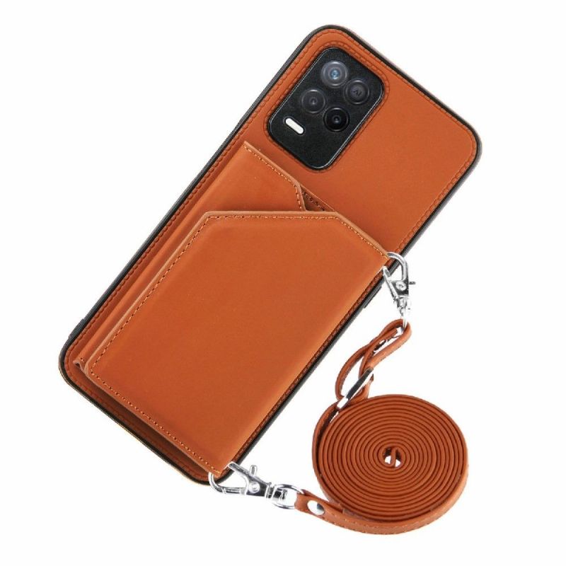 Coque Realme 8 5G AUDE Lanière multi compartiments