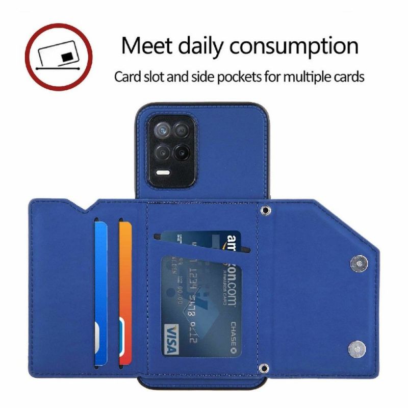 Coque Realme 8 5G AUDE Lanière multi compartiments